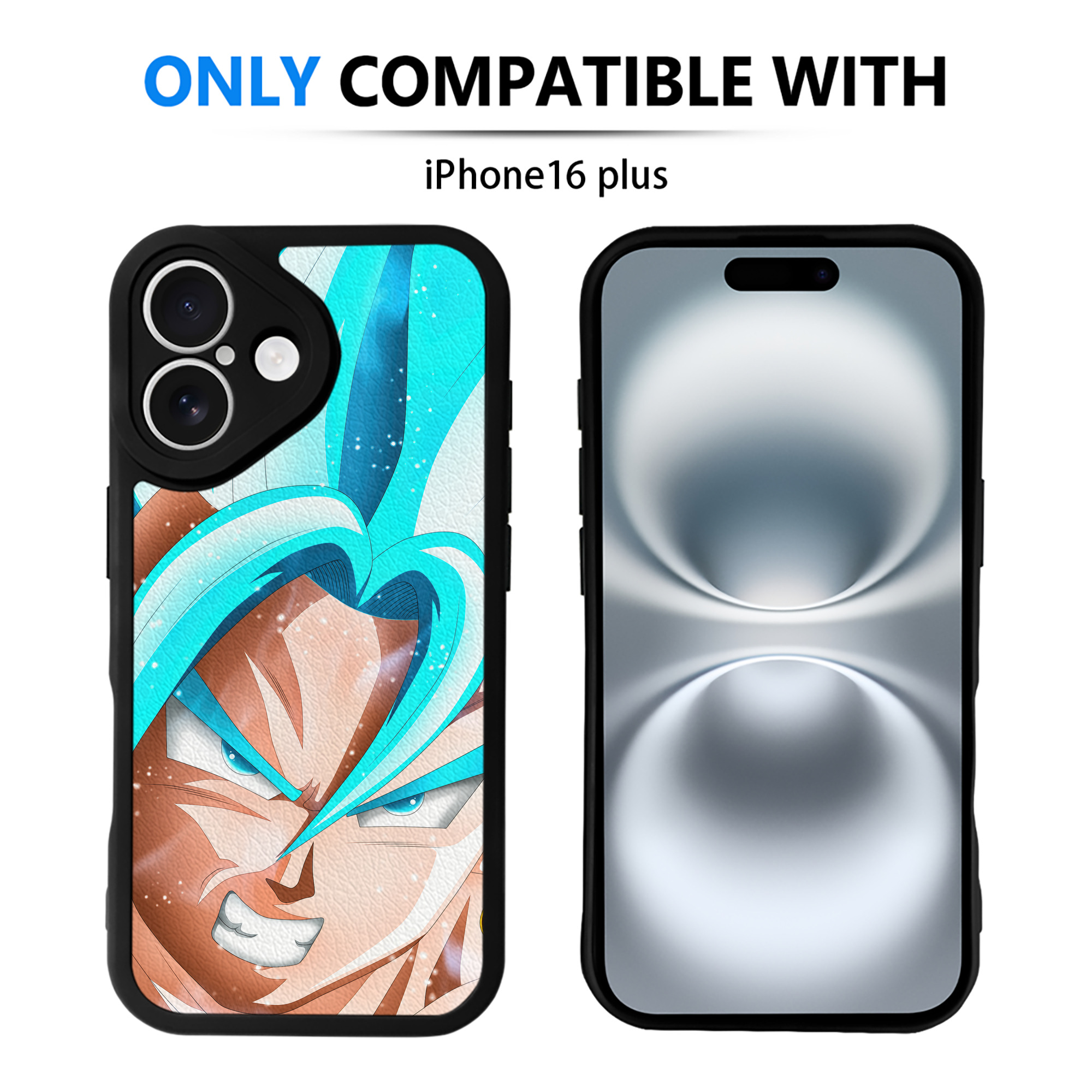 （画像用） ドラゴンボール DRAGON BALL 【iPhone 16シリーズ対応】シリコンスマホケース（レザー調） 材質：シリコン
